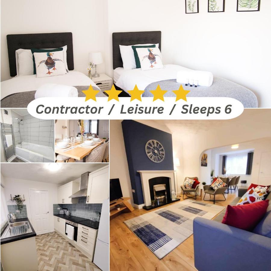 Ferienwohnung 3Br-St Johns Hse-Free Parking-Workers-Kitchen-Wifi-Dog Friendly Doncaster Exterior foto